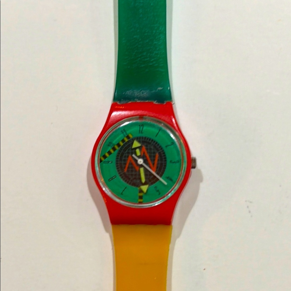 VINTAGE SWATCH - 1986 Ladies Swatch Radar LR106